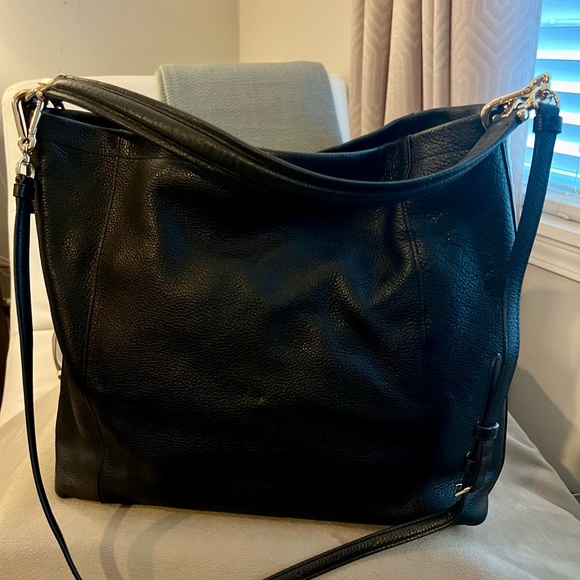 Coach Black Leather Crossbody - Picture 3 of 7